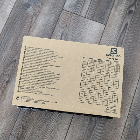 ✨NEW✨ Salomon Women's X Crest Black Gray Hiking Shoes 7 - Picture 10 of 11